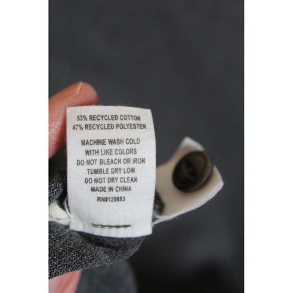 Taylor Stitch Mens Long Sleeve Henley Shirt Size 38 Small Grey - Picture 5 of 6